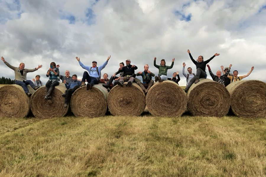 Gruppenfoto Fledermaus-Fangwochenende MERZ